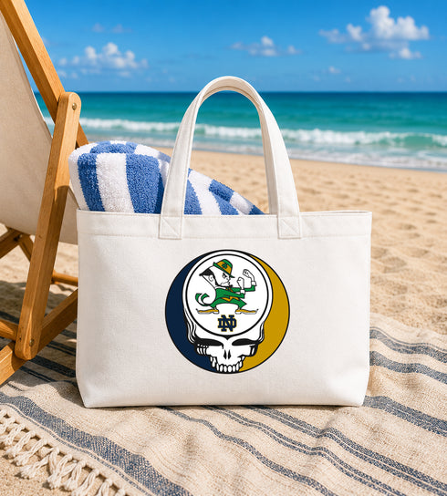 Notre Dame University Stealie Canvas Tote Bag