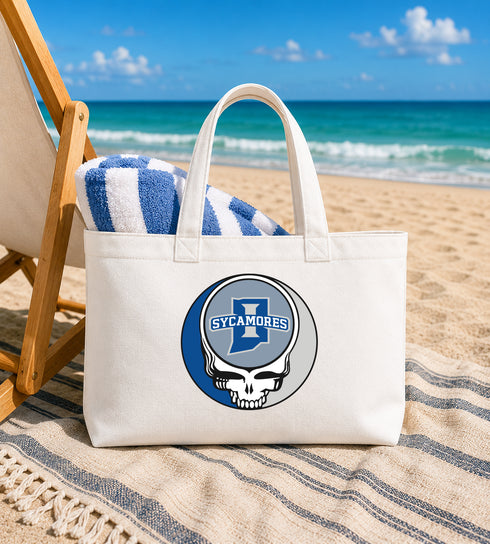 Indiana State University Stealie Canvas Tote Bag