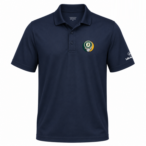 Oakland Athletics Premium Stealie Performance Polo
