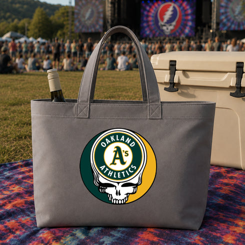Oakland Athletics Stealie Canvas Tote Bag