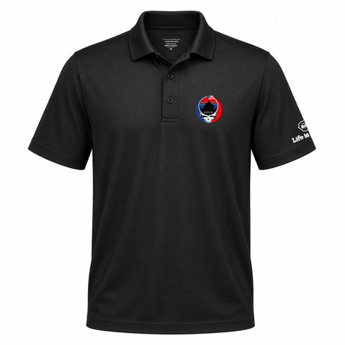 America 250 Iwojima Stealie - Life is dead.® Premium Stealie Performance Polo