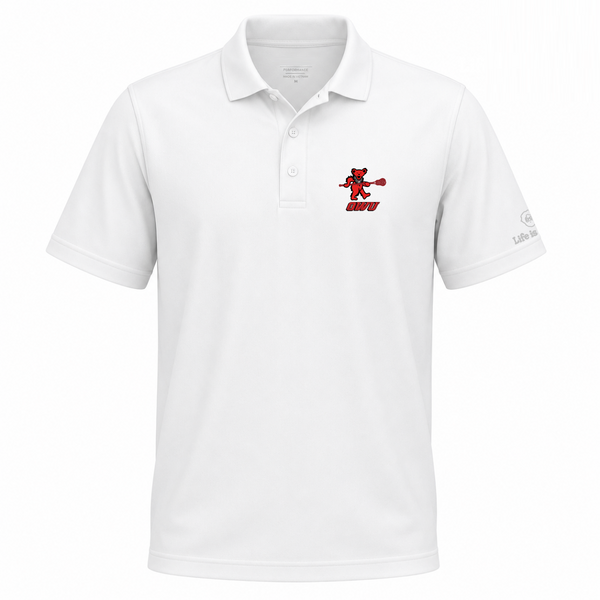 Ohio Wesleyan Lax Premium Stealie Performance Polo