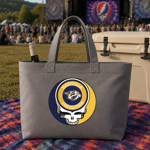 Nashville Predators Stealie Canvas Tote Bag