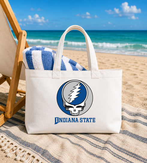 Indiana State University Stealie Canvas Tote Bag