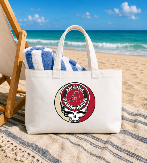 Arizona Diamondbacks Stealie Canvas Tote Bag