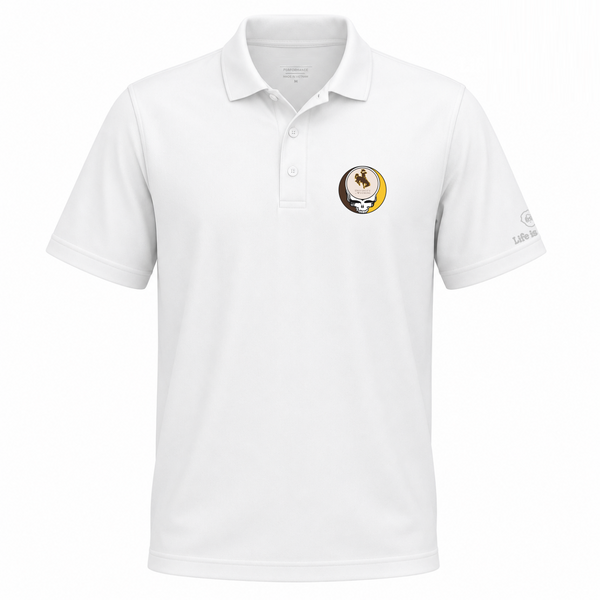 University of Wyoming Premium Stealie Performance Polo