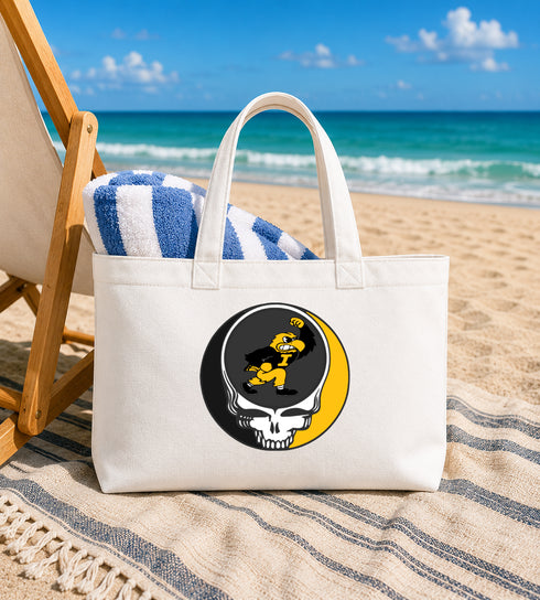University of Iowa Stealie Canvas Tote Bag