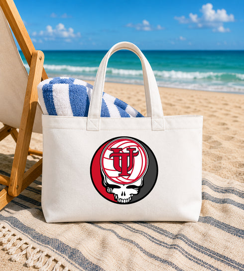 University of Tampa Volleyball Stealie Canvas Tote Bag