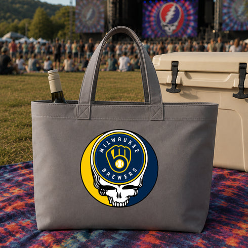 Milwaukee Brewers Stealie Canvas Tote Bag
