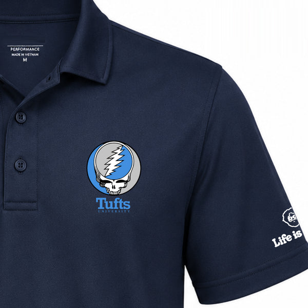 Tufts Premium Stealie Performance Polo