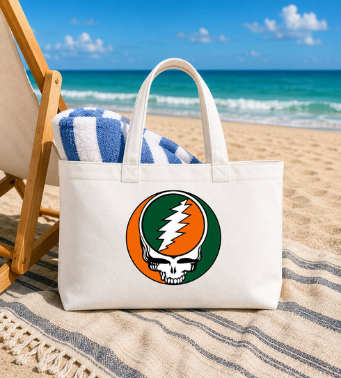 University of Miami Stealie Canvas Tote Bag