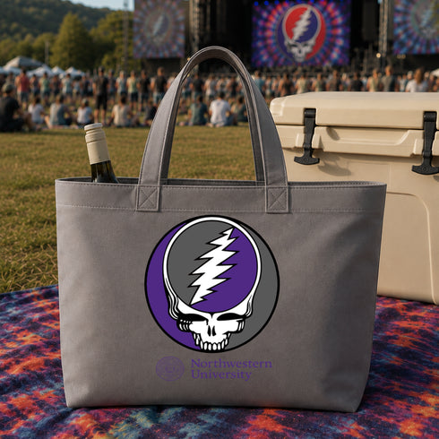 Northwestern University Stealie Canvas Tote Bag
