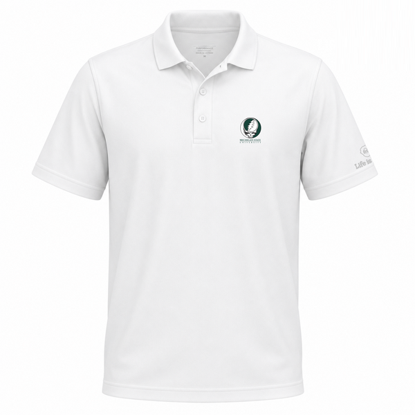Michigan State University Premium Stealie Performance Polo