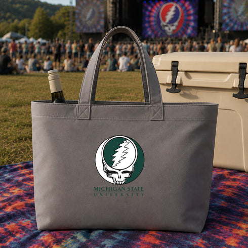 Michigan State University Stealie Canvas Tote Bag