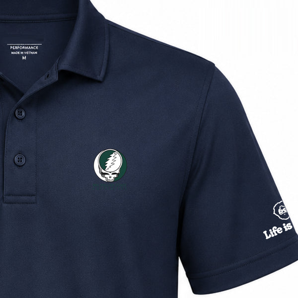 Michigan State University Premium Stealie Performance Polo