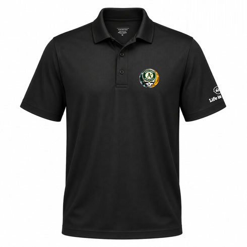 Oakland Athletics Crystal Premium Stealie Performance Polo