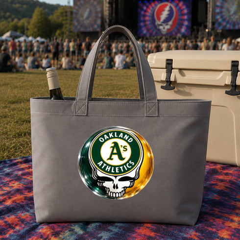 Oakland Athletics Crystal Stealie Canvas Tote Bag