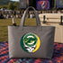 Skidmore Lacrosse Stealie Canvas Tote Bag