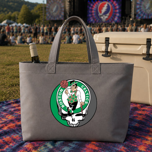 Boston Celtics Leprechaun Stealie Canvas Tote Bag