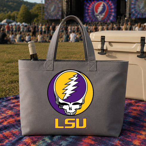 LSU Stealie Canvas Tote Bag
