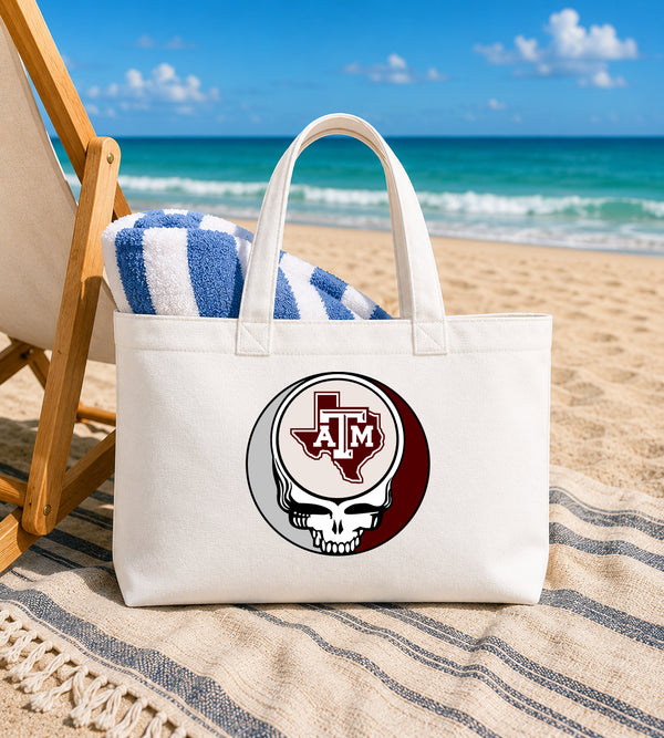 Texas A&M University Stealie Canvas Tote Bag