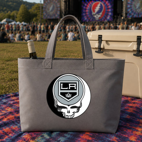 Los Angeles Kings Stealie Canvas Tote Bag