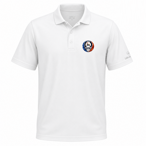 Miami Marlins Crystal Premium Stealie Performance Polo