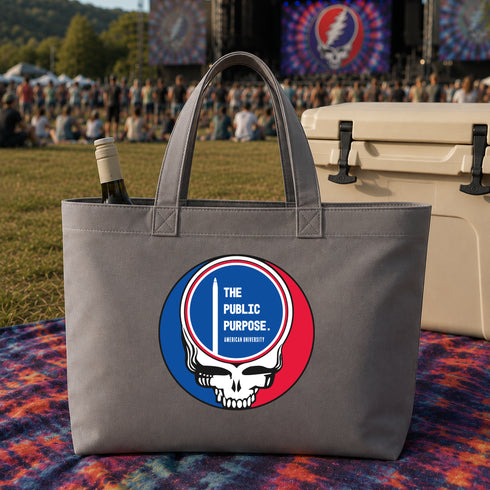 American University Stealie Canvas Tote Bag