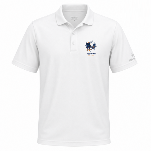 Enjoy the Ride - Life is dead.® Premium Stealie Performance Polo