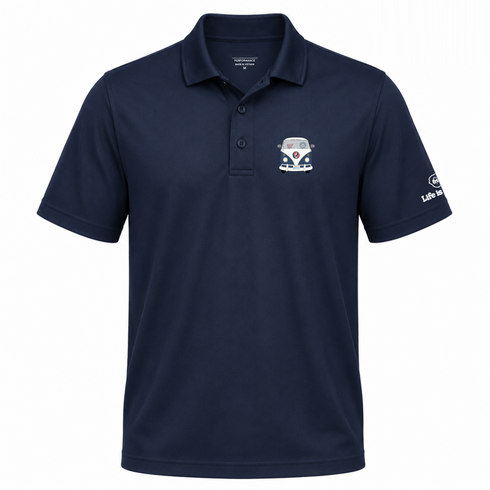 Jerry and The Bear Road Trippin' - Life is dead.® Premium Stealie Performance Polo