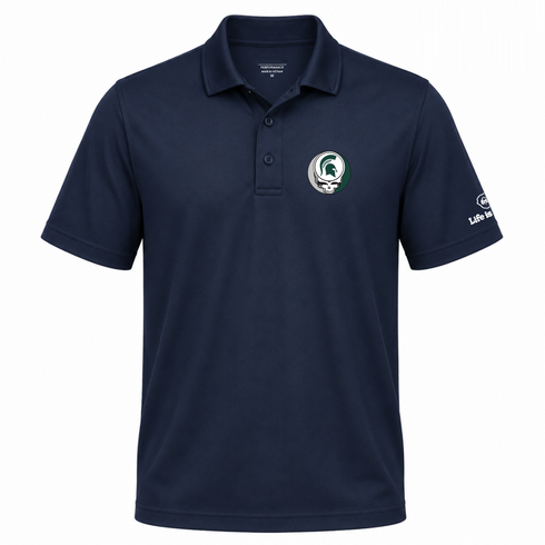 Michigan State University Premium Stealie Performance Polo