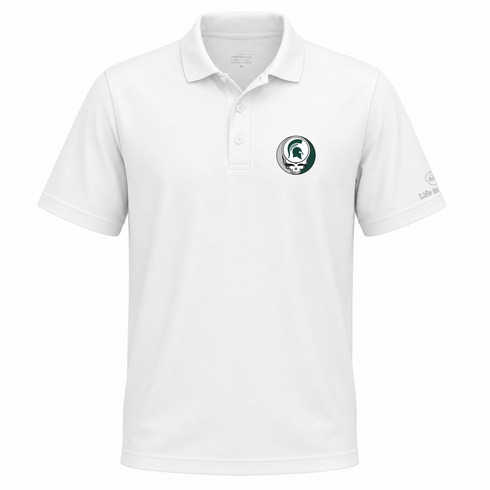 Michigan State University Premium Stealie Performance Polo