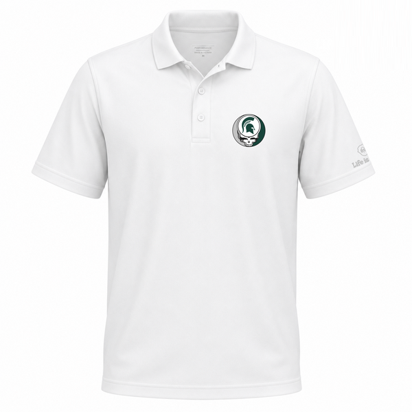 Michigan State University Premium Stealie Performance Polo