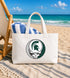 Michigan State University Stealie Canvas Tote Bag