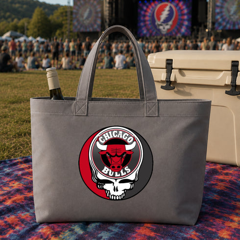 Chicago Bulls Stealie Canvas Tote Bag