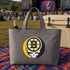 Boston Bruins Stealie Canvas Tote Bag