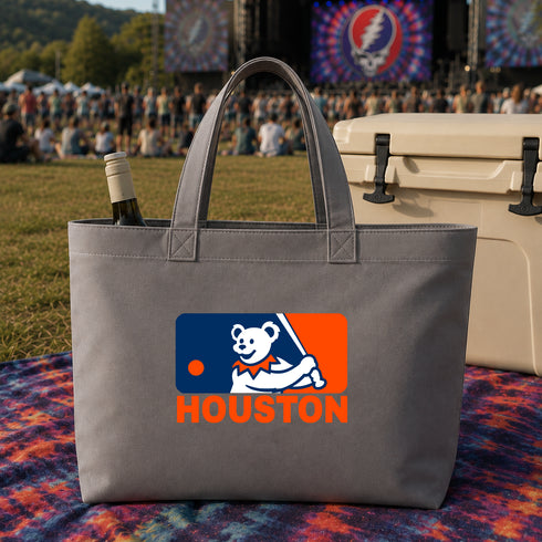 Huston Astros MLBLogo Stealie Canvas Tote Bag
