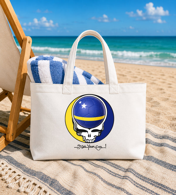 Curacao FIFA World Cup Stealie Canvas Tote Bag