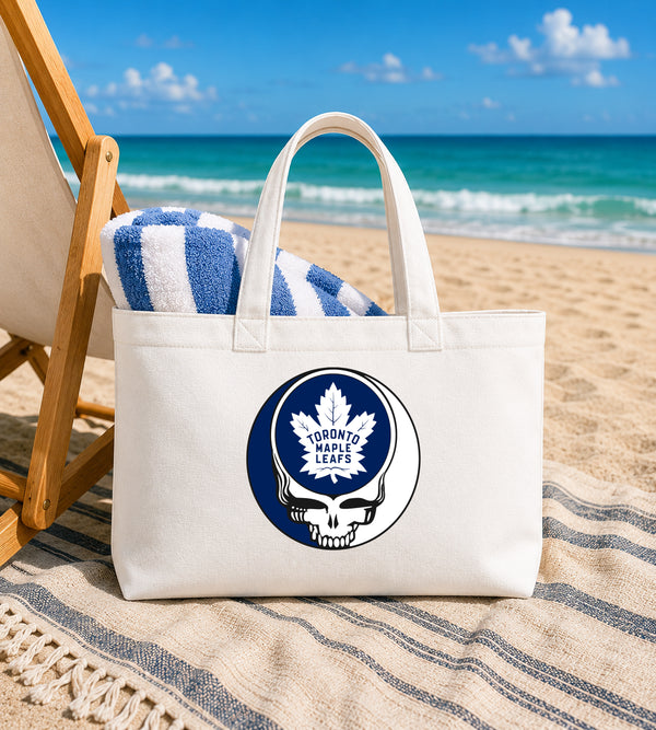 Toronto Maple Leafs Stealie Canvas Tote Bag