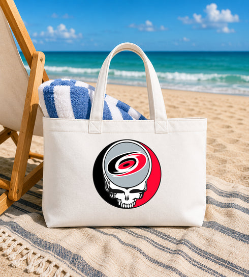 Carolina Hurricanes Stealie Canvas Tote Bag