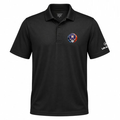 Houston Astros Crystal Premium Stealie Performance Polo