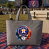 Houston Astros Crystal Stealie Canvas Tote Bag