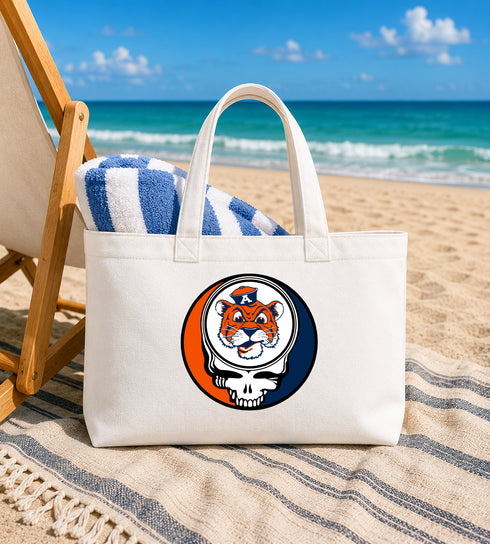 Auburn University Stealie Canvas Tote Bag