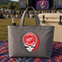 Detroit Red Wings Stealie Canvas Tote Bag