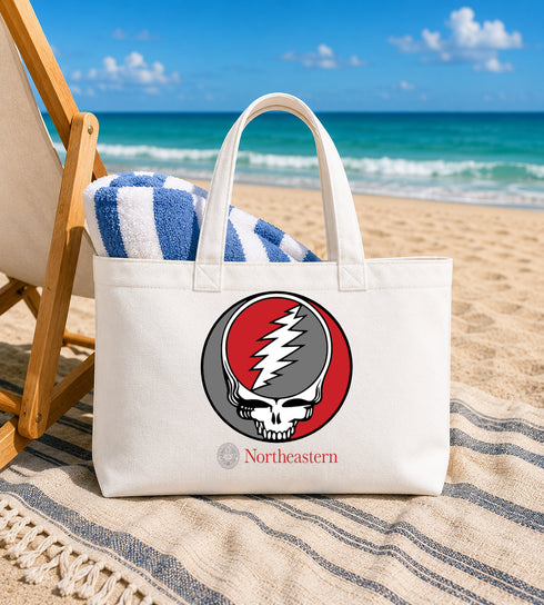 Northeastern University Stealie Canvas Tote Bag