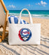 Atlanta Braves Crystal Stealie Canvas Tote Bag