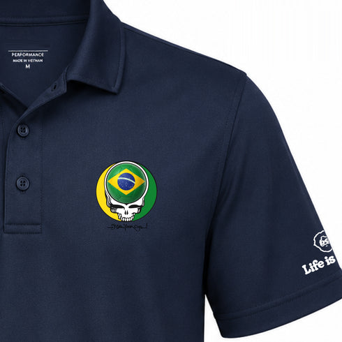 Brazil FIFA World Cup Premium Stealie Performance Polo