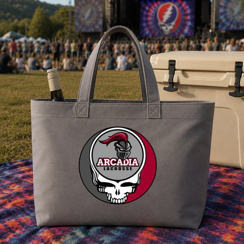 Acadia University Lax Stealie Canvas Tote Bag