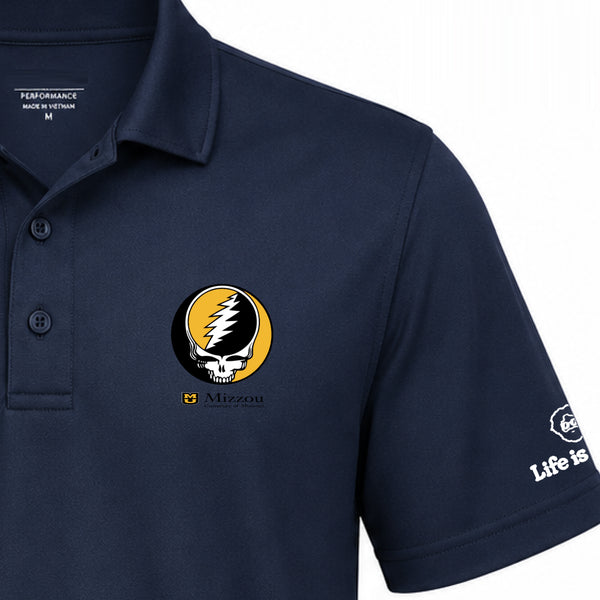 University of Missouri Premium Stealie Performance Polo