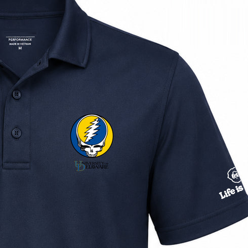 University of Delaware Premium Stealie Performance Polo